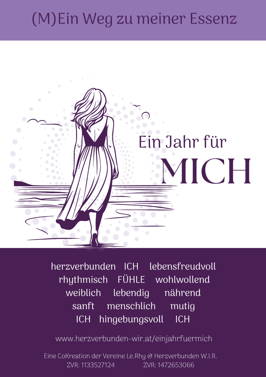 Flyer Projekt "Ein Jahr für mich"